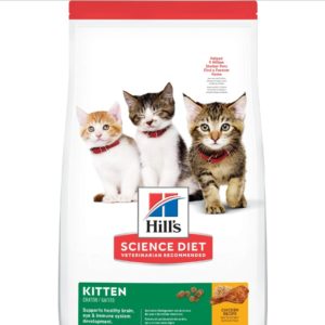 Hill's Science Diet Dry Cat Food, Kitten, Chicken Recipe, 3.5 lb Bag