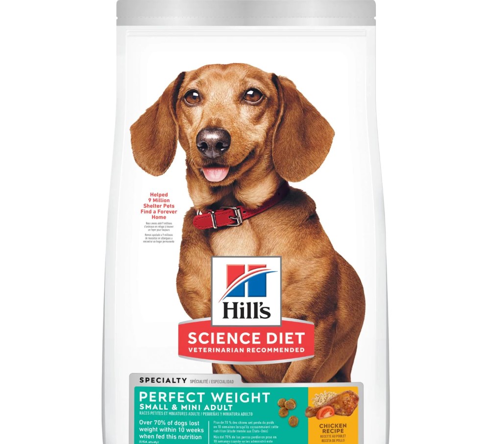 Hill's Science Diet Perfect Weight Small Breed Adult Dry Dog Food - Chicken