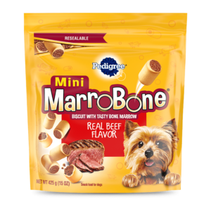 PEDIGREE MARROBONE Real Beef Flavor Toy/Small Snacks for Dogs 15oz